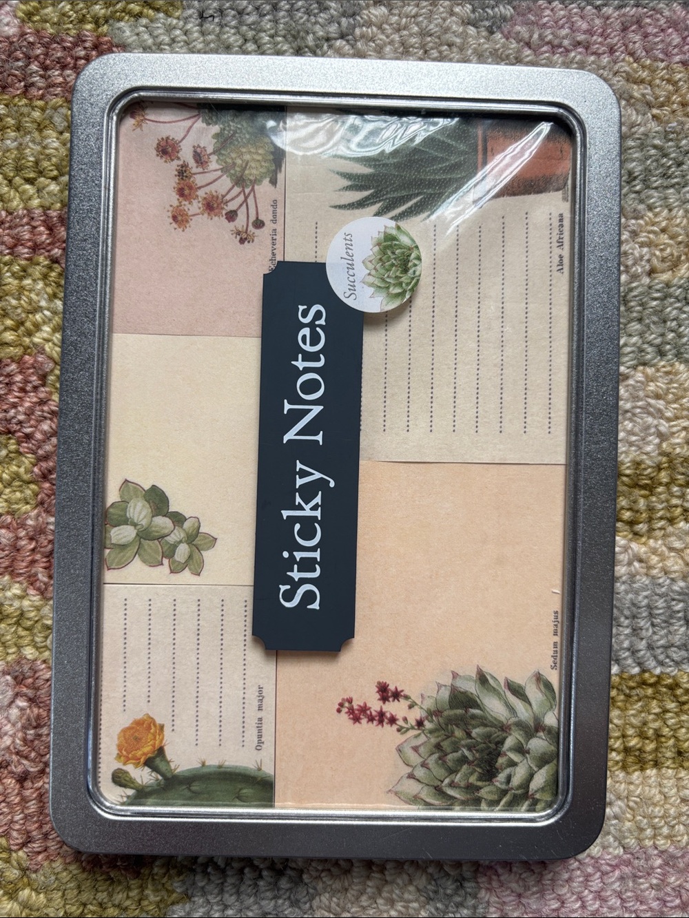 Cavallini &Co. Sticky Notes Succulents NWT 300 count 5 separate sticky note pads - Picture 13 of 16